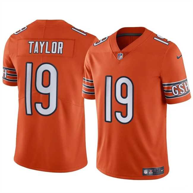 Men & Women & Youth Chicago Bears #19 Tory Taylor Orange Vapor Football Stitched Jersey,We sell and wholesale Men & Women & Youth Chicago Bears #19 Tory Taylor Orange Vapor Football Stitched Jersey on line form chian!